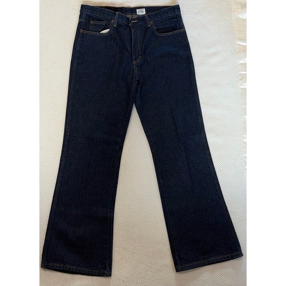 Sheplers Men’s Bootcut Jeans 34x30 Dark Wash Western Cowboy 100% Cotton